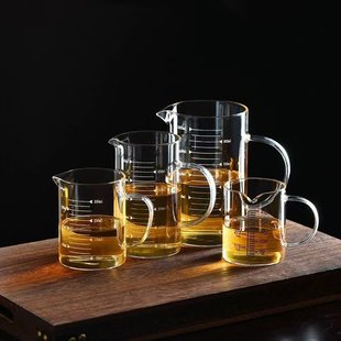 Measuring Cup Manufacturer High Borosilicate Glass Measuring Cup Baking Glass with Handle Scale Cup Milk Juice Cup Glass Water Cup