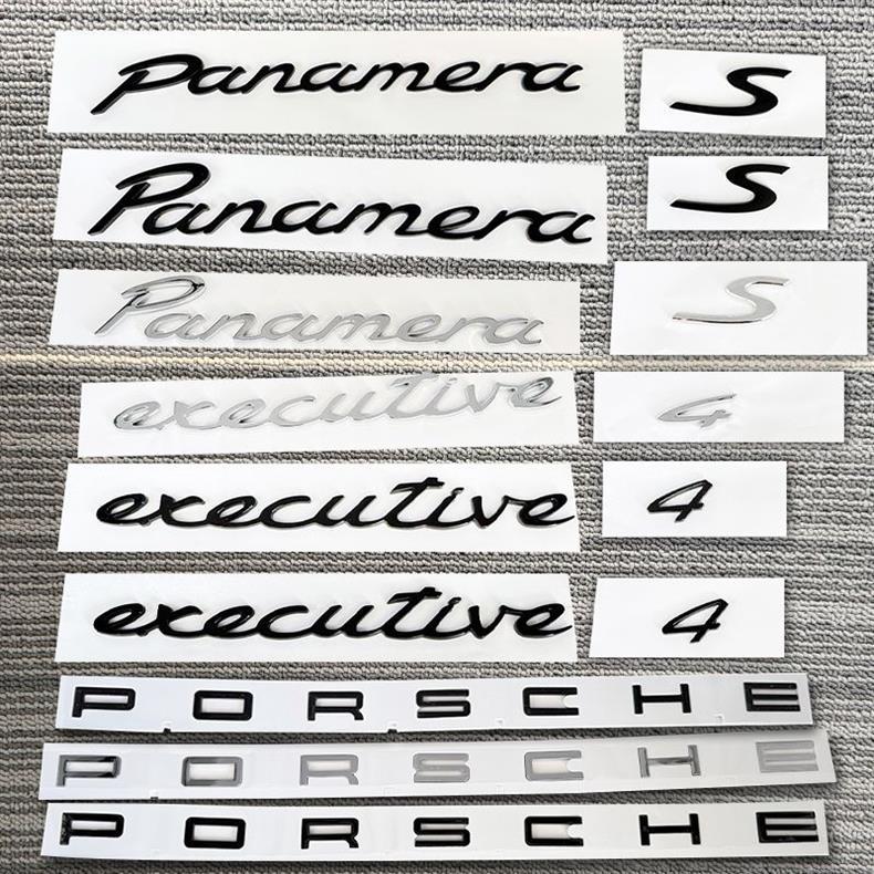 Suitable for Porsche Panamera rear emblem, Porsche Panamera 4S executive model, English lettering