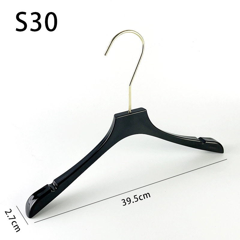Black hanger, acrylic plastic wedding dress