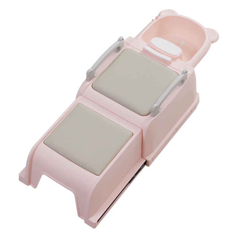 Champú para niños reclinable hogar retráctil cama de champú para bebés