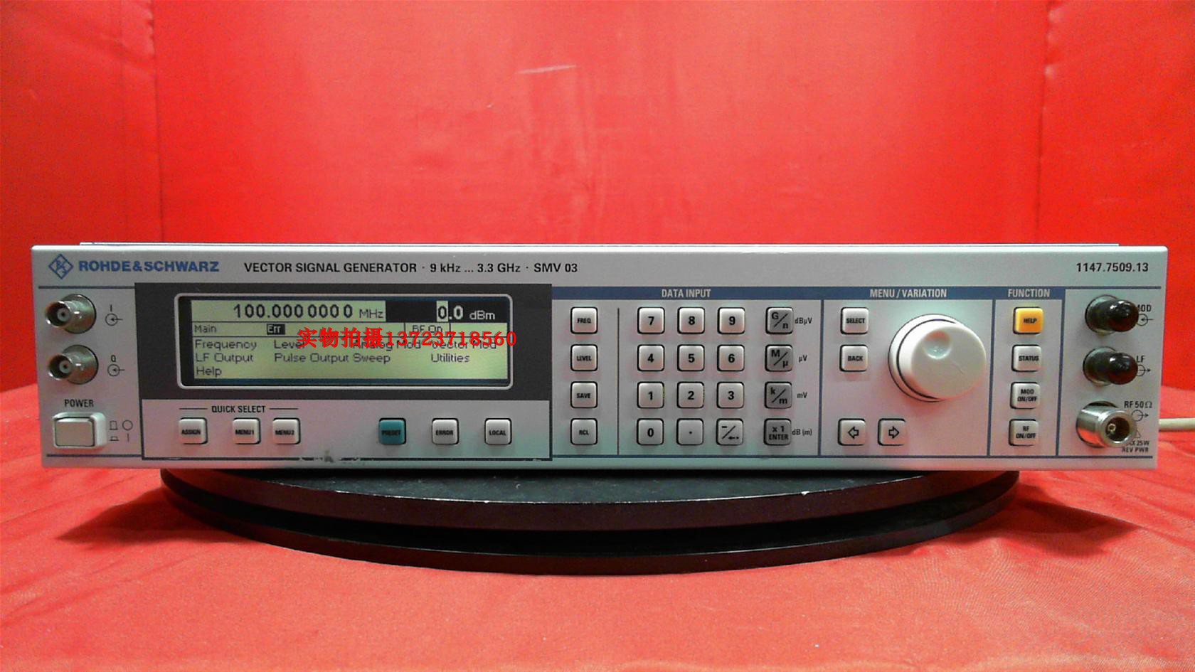 租售/回收德国原装罗德施瓦茨R&S SMV03 SMV02信号发生器