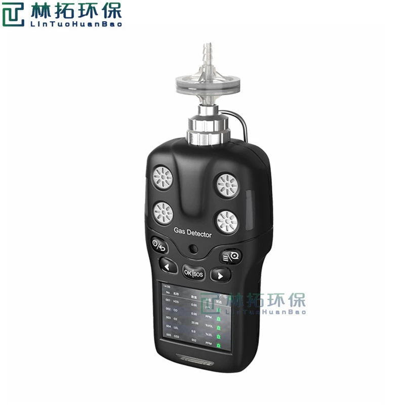 Lin Tuo различные газы могут быть оснащены насосом с диффузионным LTQ-MS400 портативный детектор газа четыре в одном