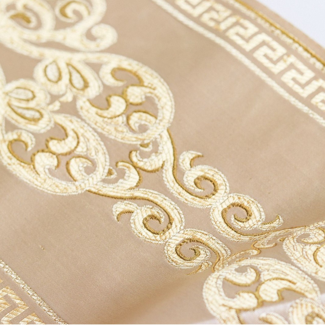 18cm de ancho cinta satén bolsa mongol hanfu corredor mesa cama decoración ensanchado cortina costura encaje