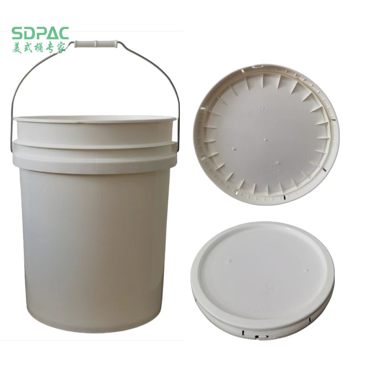 盛笛帕克工厂制造 5L 10L 18L 20L 25L  美式塑料桶 5 Gallon 水