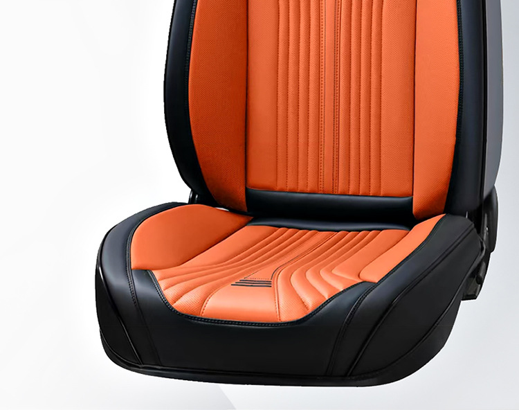 Suitable for Car Seat Covers, Universal for All Seasons, Full Coverage Seat Covers for Front and Rear Rows, Nappa Leather Car Seat Cushions