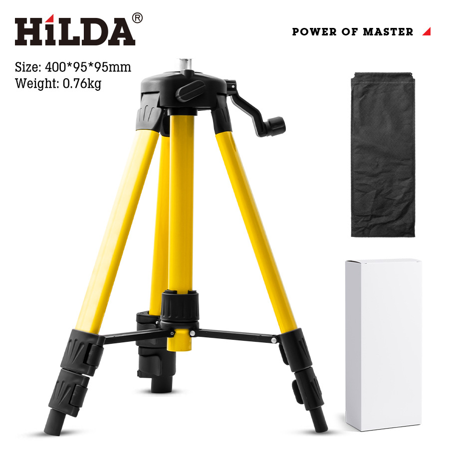 Soporte de Nivel Hilda/HILDA, Trípode Telescópico, Soporte Fijo, Venta Directa de Fábrica