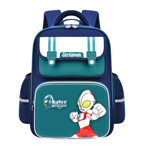 Optman Student Backpack Children's Backpack Polyester Trendy Cool Durable Waterproof Weight Reduction Children's Double Shoulder Bag Wholesale