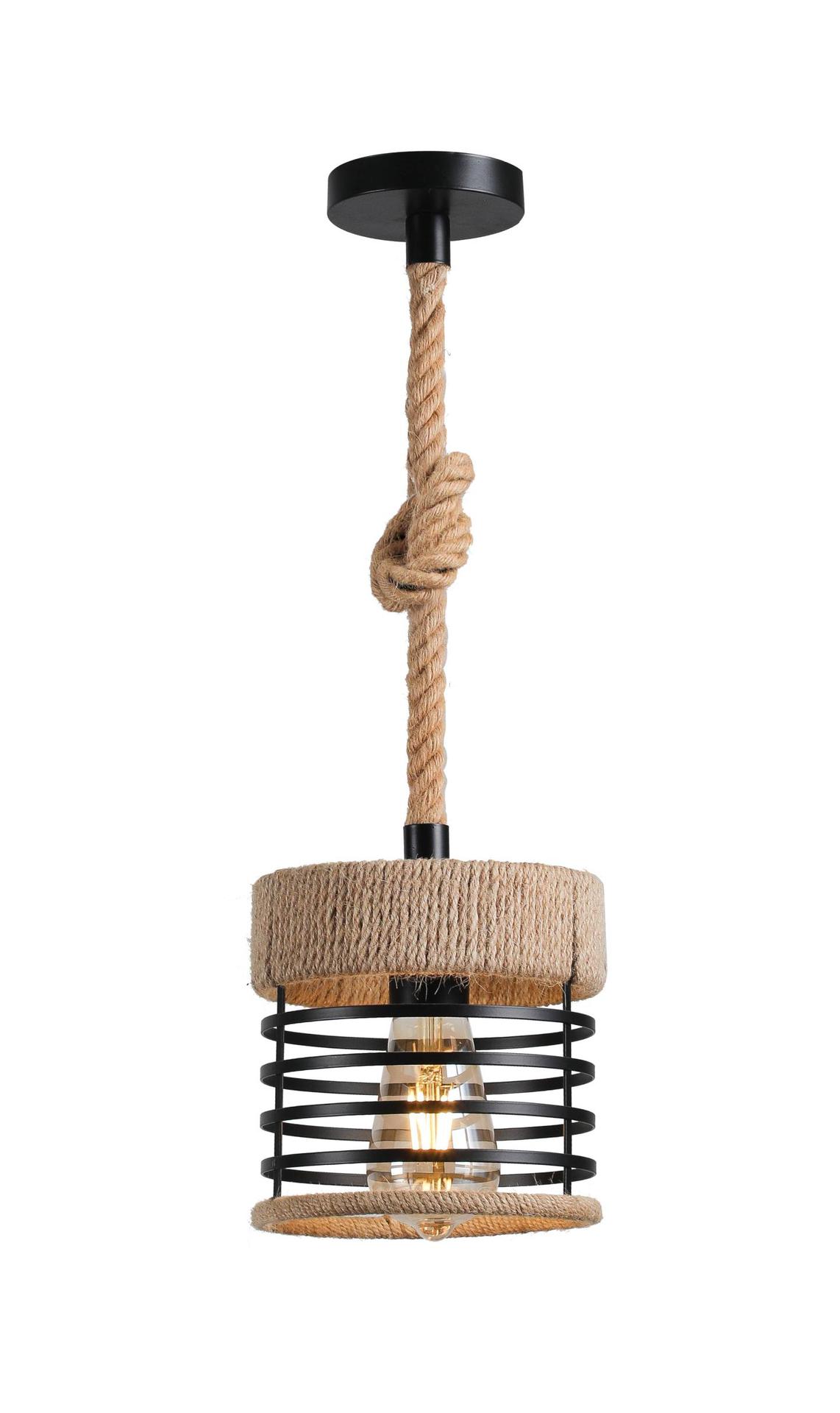 Exclusividad transfronteriza, estilo industrial retro, personalidad, restaurante, cafetería, tienda de té con leche, barra de bar, cuerda de cáñamo, candelabro creativo