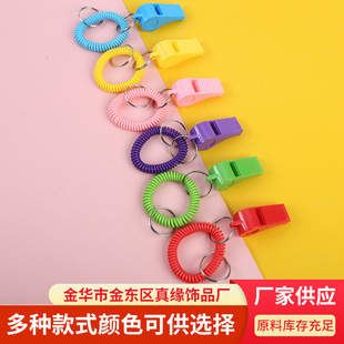 Wholesale Street Stall Supply Amusement Park Plastic Whistle Bracelet Cross-Border Children's Toys Square Internet Celebrity Kindergarten Bracelet
