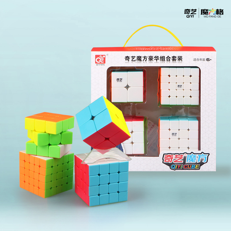 Qiyi Rubik Kubu və Çin Taxta Açma Tapmacası Dəsti