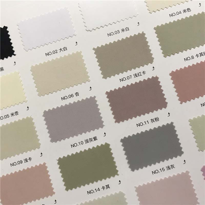 290T加密塔丝隆竹节户外布料82个颜色现货供应风衣套装面料817222