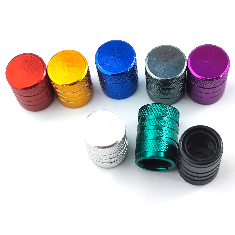 Car Tire Aluminum Alloy Color American Valve Cap With Built-in Plastic Protection Car Dust Cap Valve Cover