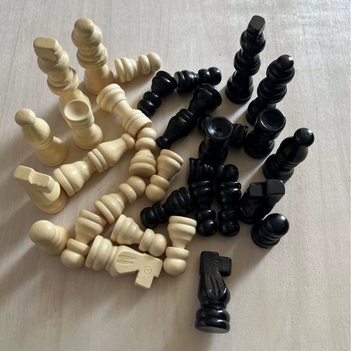 木质25mm螺纹双陆棋子国际象棋2.5英寸跳棋棋子桌游骰子配件色子