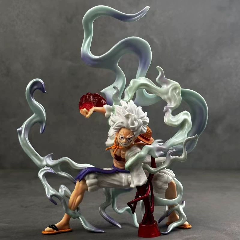 Юный Комикс One Piece Огня Ника Луфи Сцена Аниме Фигура Оптовая Модель