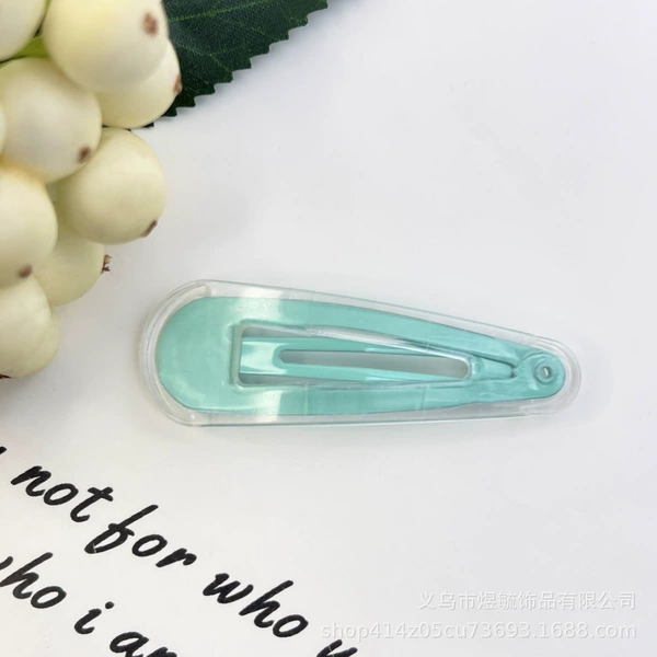 Ice-permeable water droplets BB clip 5cm lake blue