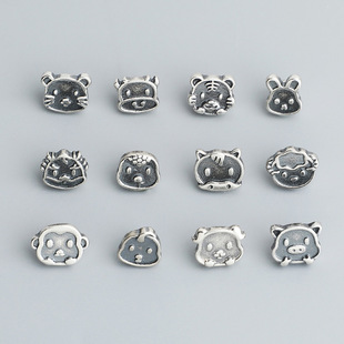 S925���y�͹�̩�yʮ����Ф�~��DIY�ֹ����K����B�ӿ���β�����