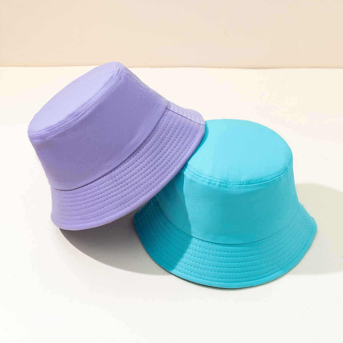 Unisex Basic Solid Color Wide Eaves Bucket Hat display picture 4