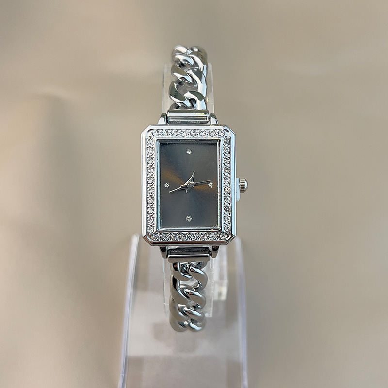 50g Weight Ordinary Glass Mirror Material Alloy Strap Material Watch Classification Pointer Display Type Single Folding Buckle Buckle Style Rectangle Dial Shape Daily Occasion Quartz Movement Geometric Pattern Women's Gender Simple Style Style Simple Style Geometric Single Folding Buckle Quartz Women's Watches 2