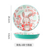 Cute soup bowl with animals home use, cartoon tableware, set