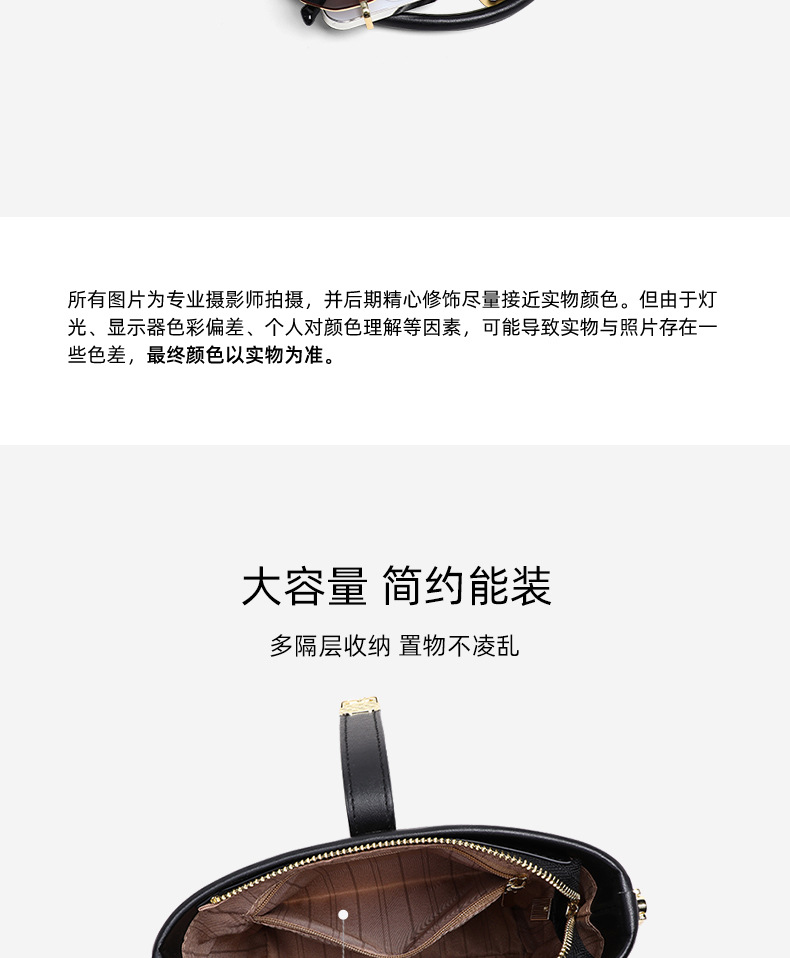 Túi tote nữ cỡ lớn họa tiết monogram, đeo vai và đeo chéo đi làm — màu xanh, Màu xanh (phiên bản công khai), màu đen, Màu đen (phiên bản công khai) chi tiết 10