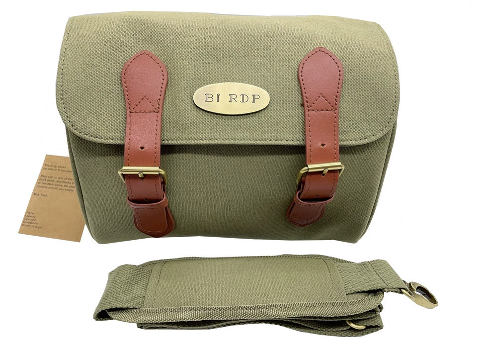 Велосипедная Ретро сумка на руль Складная сумка через плечо Маленькая тканевая Автомобильная сумка Птица Автомобильная подушка сумка 412 Сумка через плечо для пикника