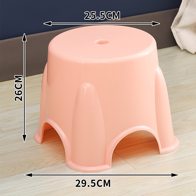 塑料凳子加厚小板凳熟胶家用儿童矮凳浴室茶几换鞋凳椅子大人新品|undefined