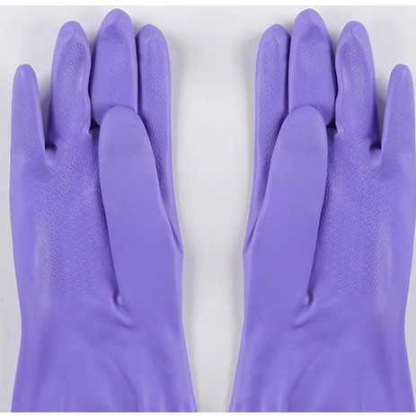 Guantes de lavado de platos cepillo de goma impermeable cocina de PVC limpio espesado duradero antideslizante desgaste doméstico al por mayor