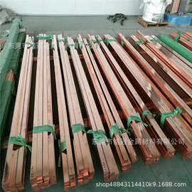 国标T2紫铜排 扁条卷铜排制冷配件空调紫铜盘管 无氧紫铜线0.35mm