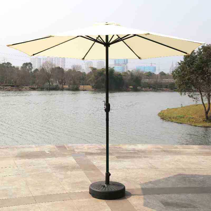 Outdoor Parasol Sun Protection Courtyard Umbrella Outdoor Sun Umbrella Guard Booth Villa Garden Open-Air Balcony Stall Center Column Umbrella
