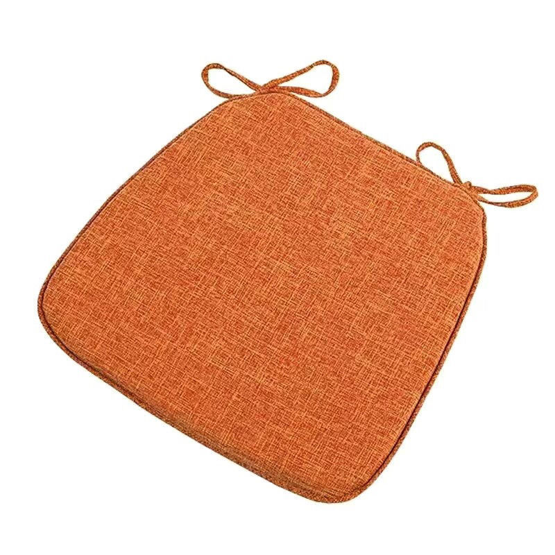 Sillas chinas 40 × 38 herraduras de caballo cuatro estaciones almohadilla de sillas de color sólido taburete de comedor grueso casero almohadilla desmontable y lavable