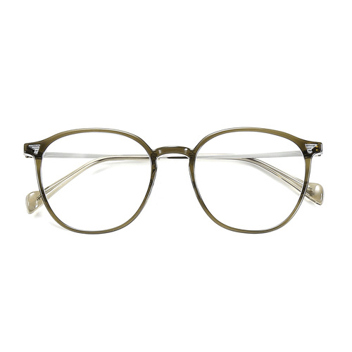 Women's Prescription Glasses, Fresh and Cute Teen Style, Blue Light Protection, Plain Lens, Large Face Slimming Eyeglass Frame, Wholesale