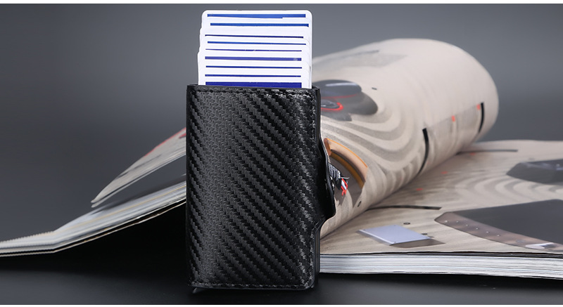All Seasons Season Unisex Gender Simple Style Style Unisex Plaid Pu Leather Magnetic Buckle Card Holder