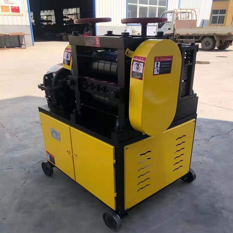 5-12废旧钢筋调直机 多孔立式废料钢筋调直机 弯曲钢筋拉直机