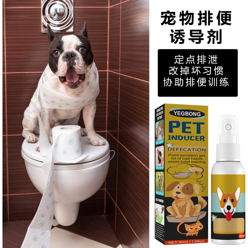 Yegbongペット排便ポジショニングスプレートレーニングペット猫犬のサイズ小便ポジショニング排便誘導剤|undefined