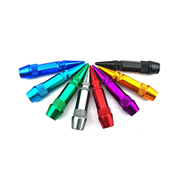 Car Tire Pointed Valve Caps Car Accessories Bullet Valve Core 60mm Tire Valve Caps