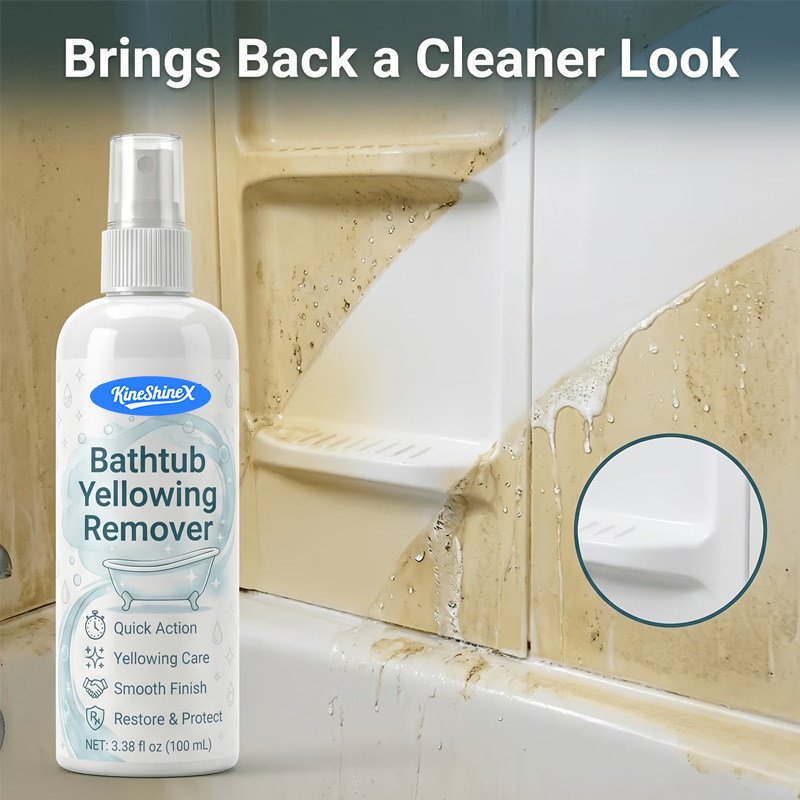 Kineshinex Bathtub Yellow Stain Cleaner, Bathroom Ceramic Stain Cleaning Solution, Household Gentle Cleaning Care Kineshinex Bathtub Yellow Stain Cleaner, Bathroom Ceramic Stain Cleaning Solution, Household Gentle Cleaning Care