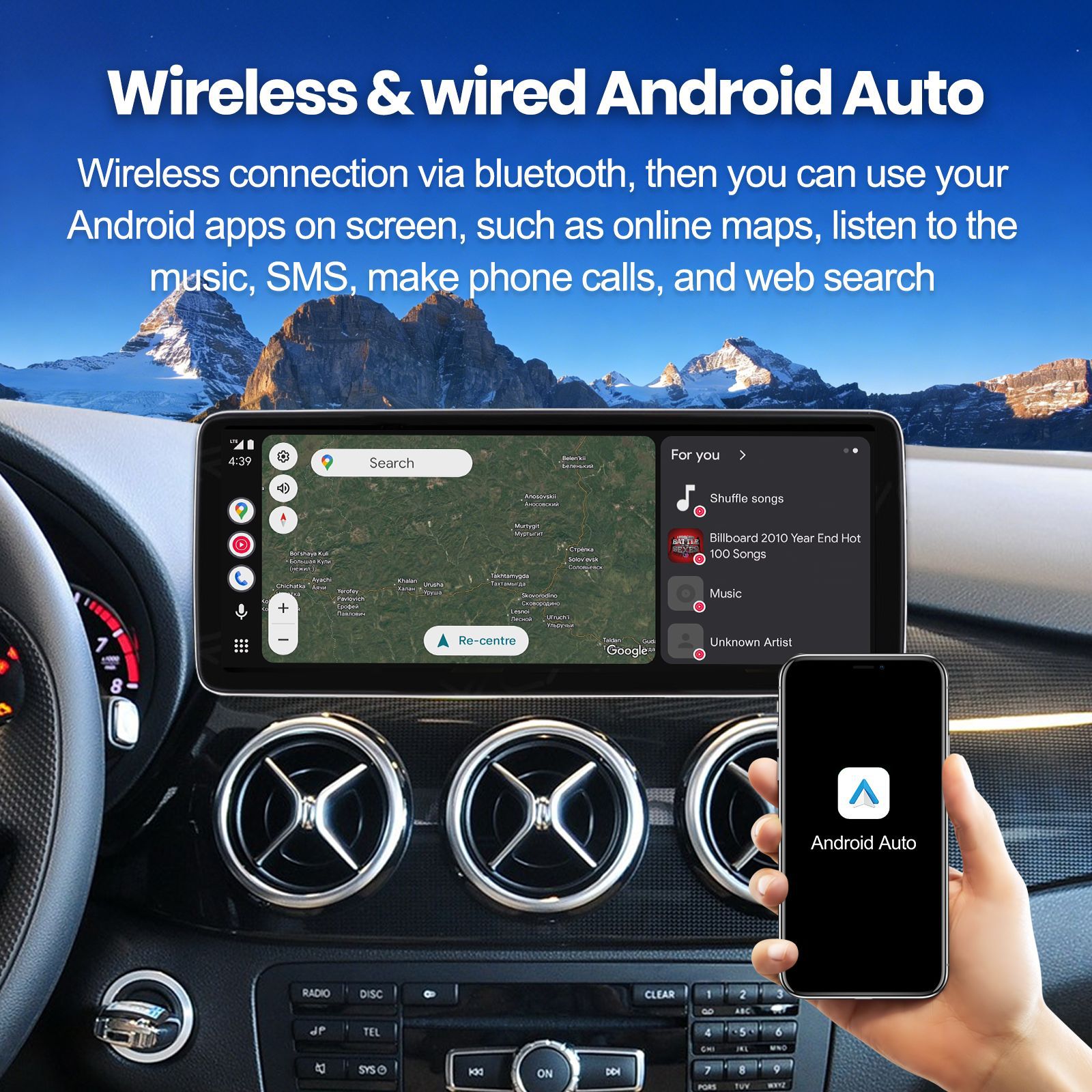 Suitable for Mercedes B-Class 2011-2012 Models, the Linux Screen Replacement Device Is Compatible with Ntg4.0 System Bba