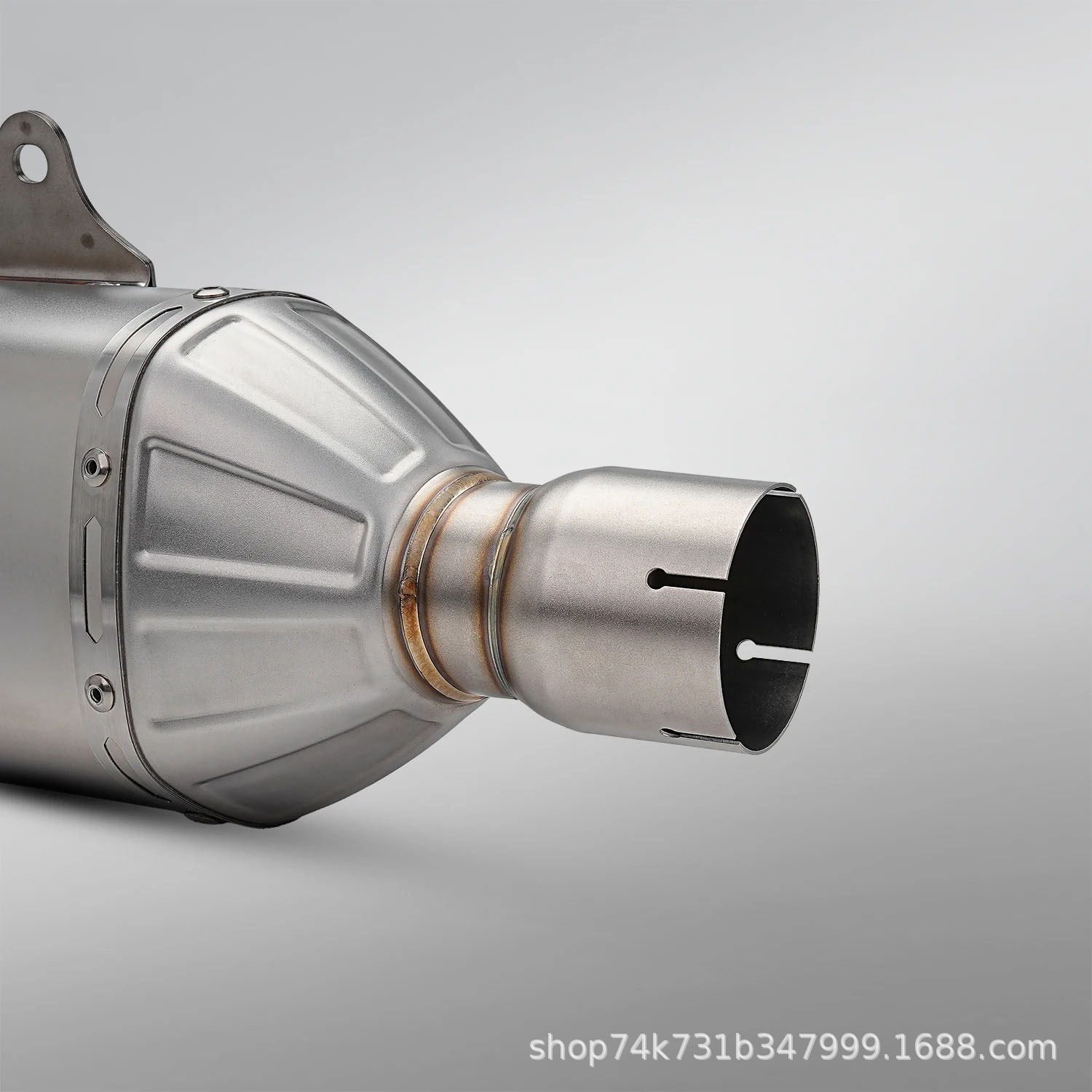 Off-Road Motorcycle Kove 450Rally Kove Exhaust Pipe Modified with Stainless Steel Integrated Mid-Tail Section Silencer