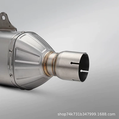 Mid-Tail Section Silencer, Motorcycle exhaust pipe