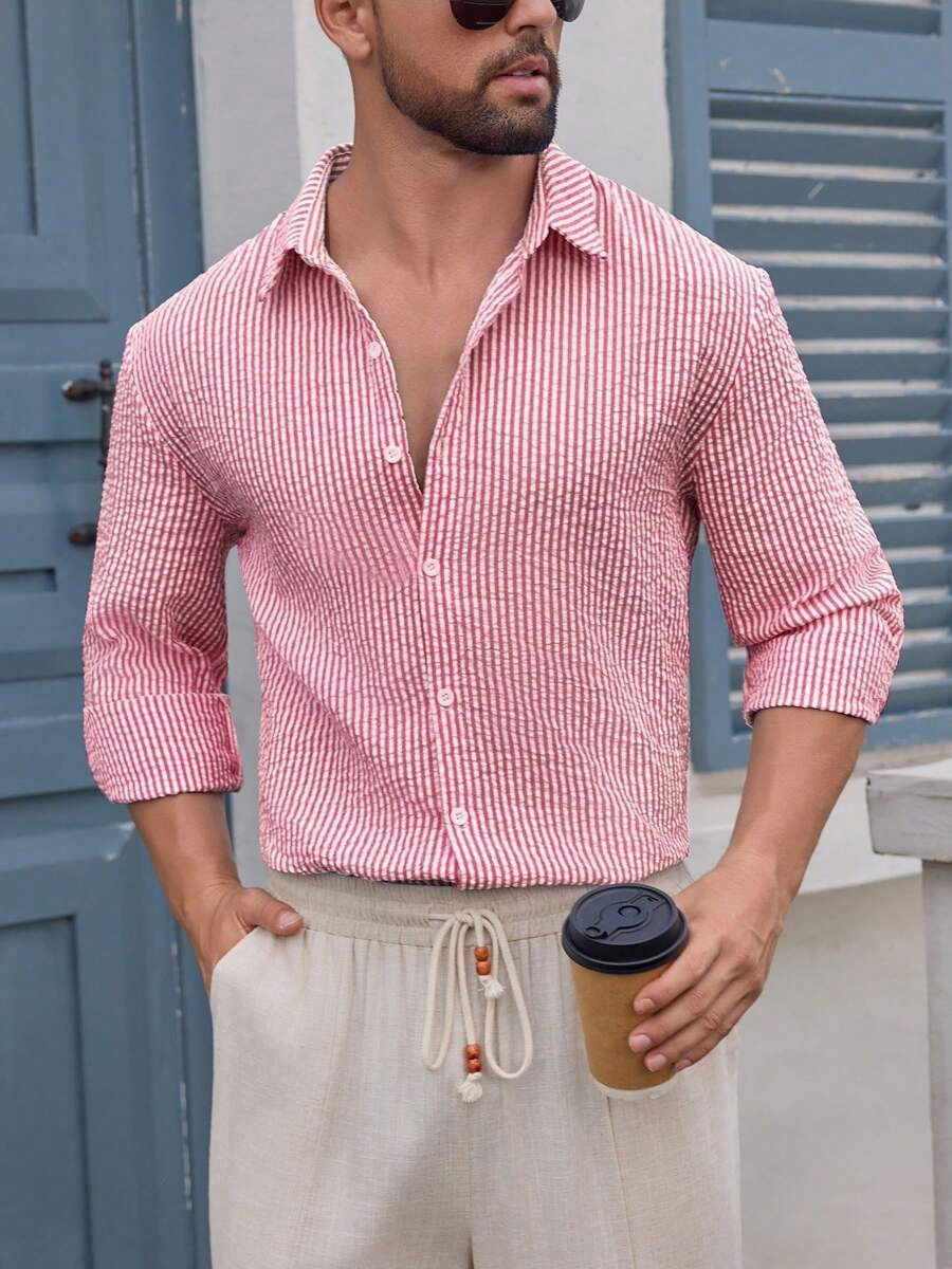Camisas transfronterizas masculinas de otoño y invierno, camisas de algodón transpirables, camisas a cuadros de manga larga, camisas casuales para hombres, camisas de abrigo