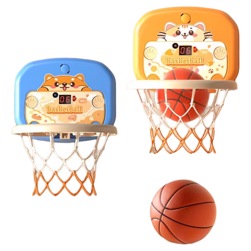 Baloncesto marco de tiro infantil interior sin agujeros colgados en la pared baloncesto bebé de un año de tiro juguetes de pelota domésticos