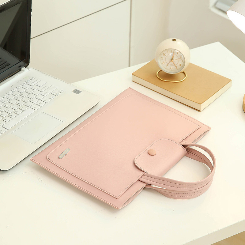 A4 File Bag Laptop Bag Large Capacity Storage Information Bag Business Meeting Briefcase File Bag Portable