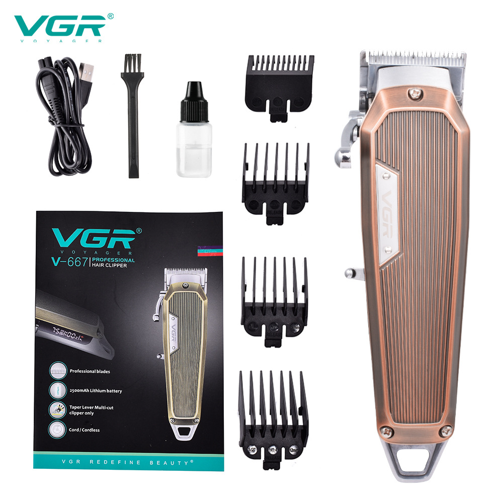 Tagliacapelli retrò in metallo, alta potenza, display digitale LCD, elettrodomestico per la cura personale e la casa._voghion.com