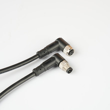 M8���ղ��^�������B�Ӿ���ˮPVC��M8-2/3/4/5/6/8pin��ĸ���L��