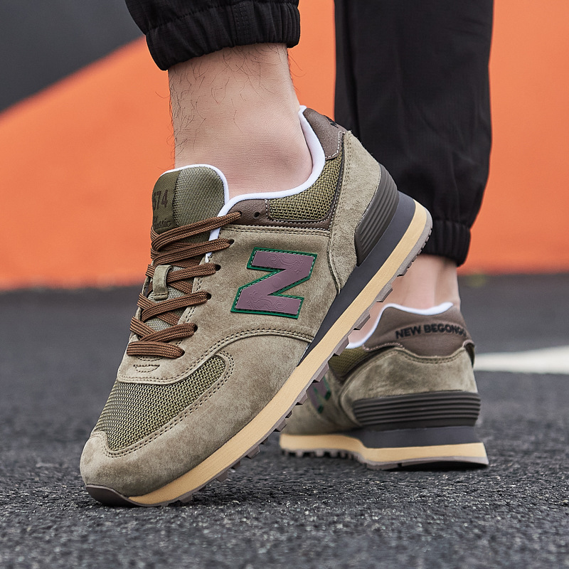 574 밀리터리 그린 브라운