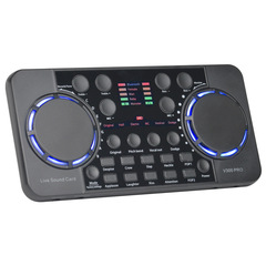 V300生中継サウンドカードセット携帯電話パソコン適用ネット赤アナウンサーbluetooth残響カードメーカー卸売りクロスボーダー