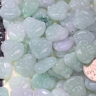 Manufacturer Wholesale Jadeite A-Grade Unisex Model Jadeite Fortune Buddha Jadeite Pendant Wholesale