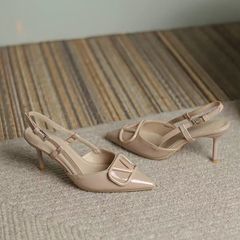 女性用ハイヒール、フレンチスタイルの春夏浅口ウェディングシューズ、大きいサイズのファッション2025ヌードカラー、小さくて香りの良いスタイル、多用途のスティレットヒール