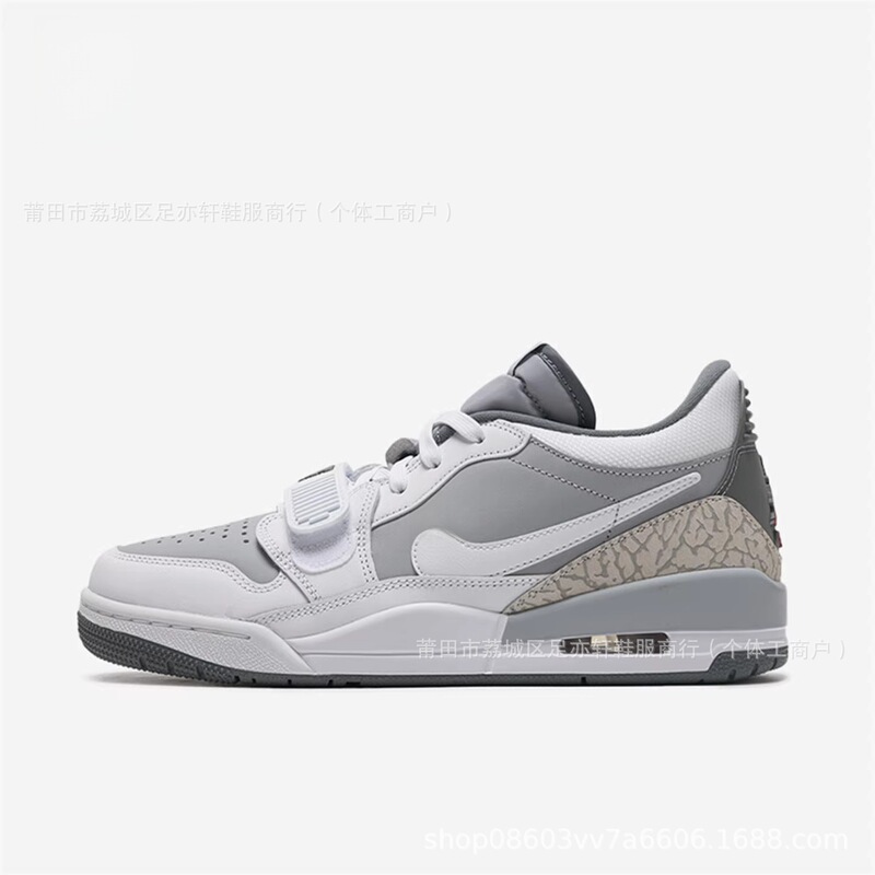 Jordan men's shoe series Jordan Legacy AJ32 gray low-top basketball shoes co-branded bare shoes aj32 Jordan men's shoe series Jordan Legacy AJ32 gray low-top basketball shoes co-branded bare shoes aj32
