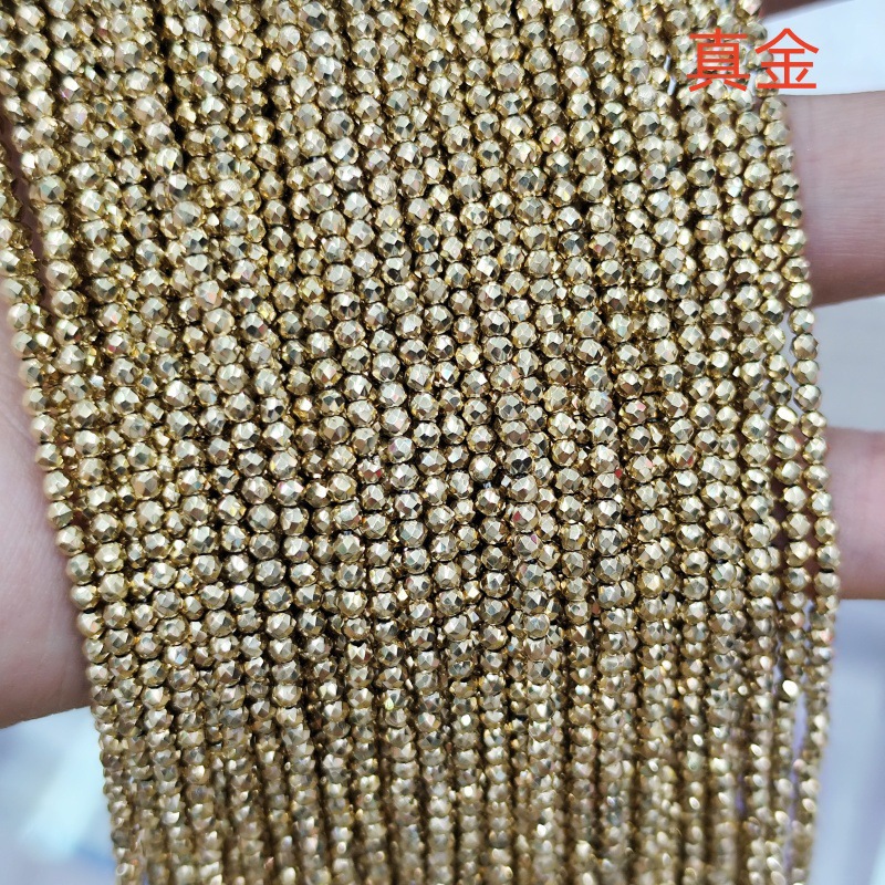Hilo de algodón aguja súper pequeña Perla de cristal encadenada cuentas vidriadas DIY accesorios de ropa hechos a mano pulsera collar cuentas dispersas accesorios